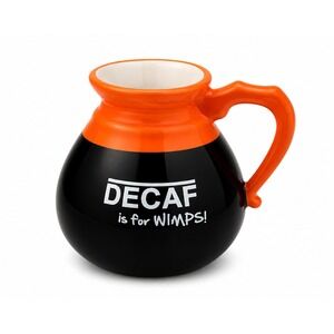 BigMouth Inc Decaf Is For Wimps Coffee Mug Novelty Gift NIB